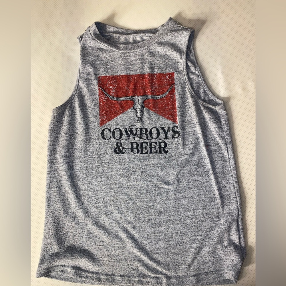 Tank top size small western shirt